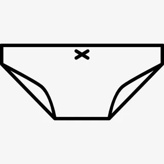 内裤的轮廓图标免抠