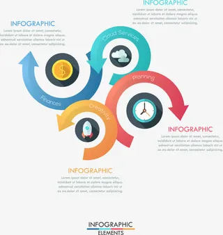矢量PPT数据分析图免抠