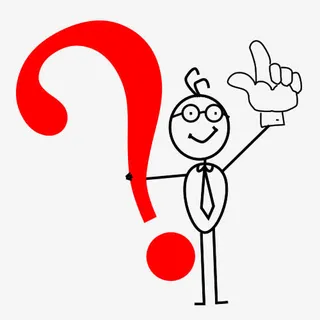 问号卡通创意图免抠