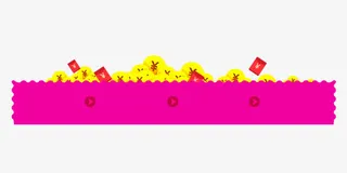 促销金币红包标签免抠