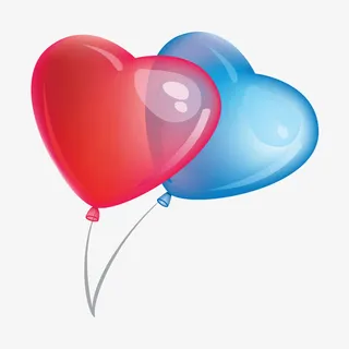 心形气球免抠