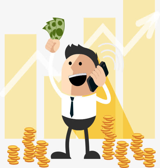 卡通金融人物免抠