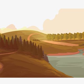 秋天横幅海报免抠