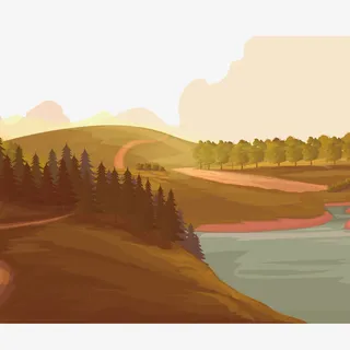 秋天横幅海报免抠