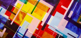 时尚方块背景图高清