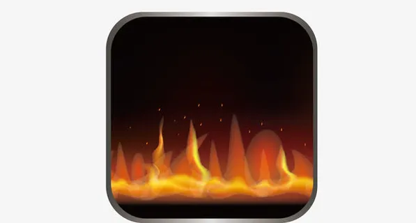 火焰金属条纹免抠