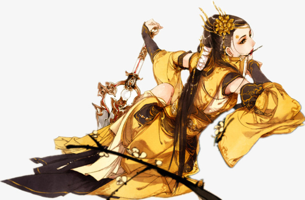 古代美女免抠