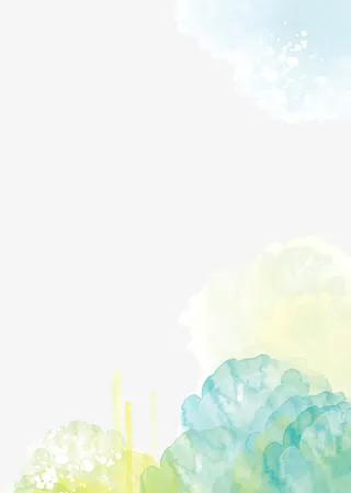 水墨画风景树木免抠