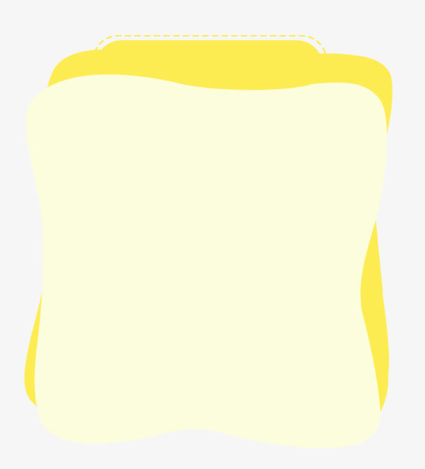 黄色可爱边框背景