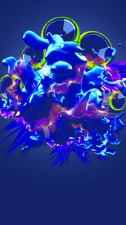 炫彩光效图形H5背景高清