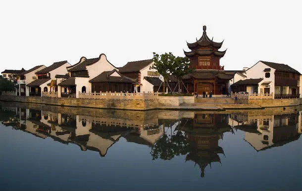 漂亮的苏州角门免抠