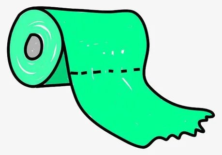 绿色卫生卷纸免抠