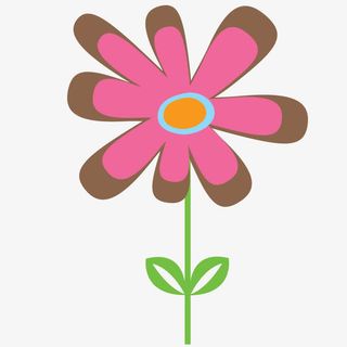 卡通 插画 彩绘 花瓣 花朵免抠