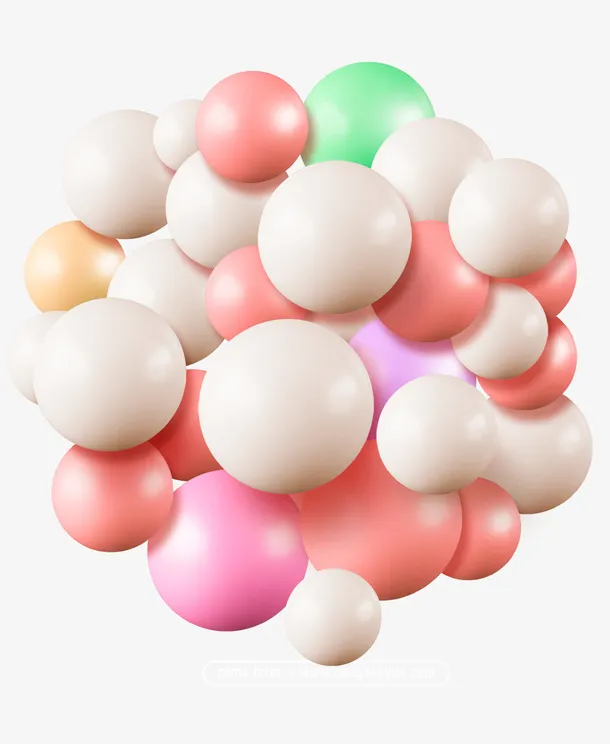 气球装饰元素2免抠
