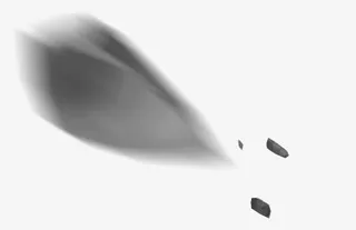 急速漂浮石块 模糊png免抠