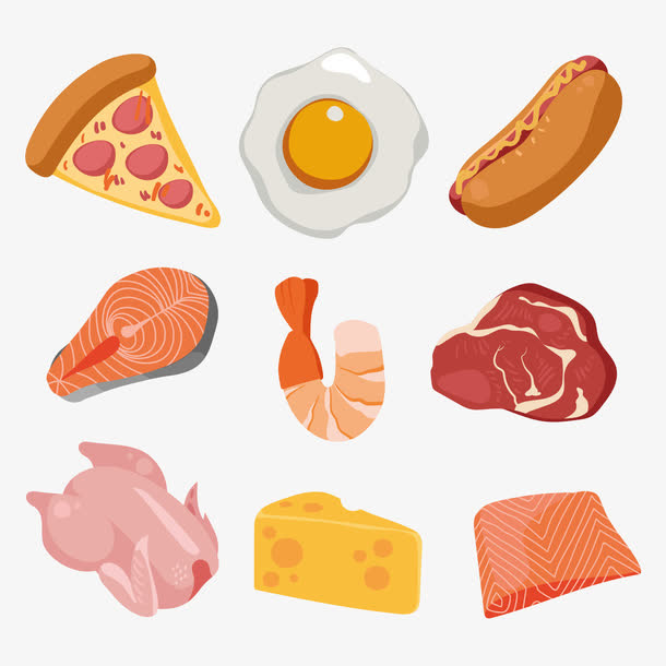 矢量食物免抠