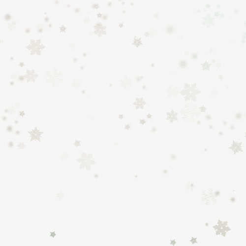 白色雪花素材免抠