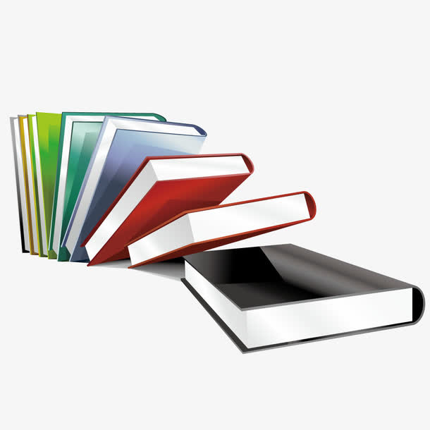 矢量图书馆插画合集免抠