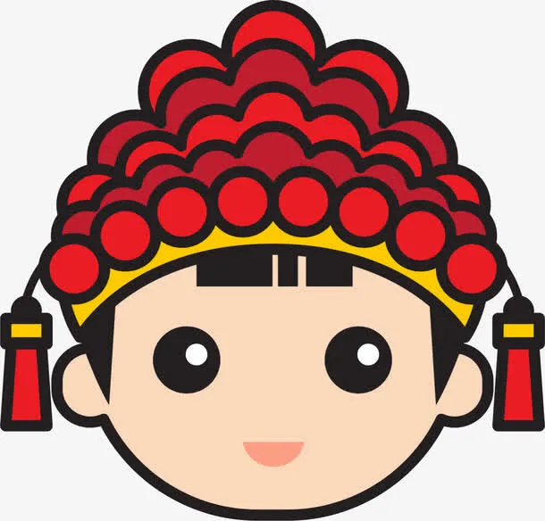 中国风婚礼凤冠新娘免抠