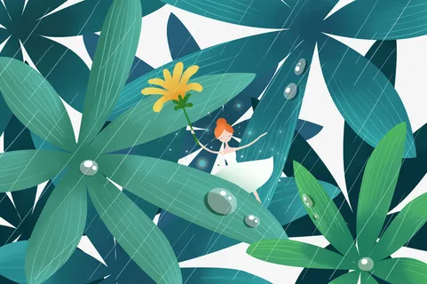 植物手绘春天精灵元素图免抠手绘/卡通手绘元素