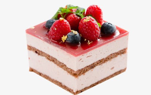 草莓小蛋糕免抠