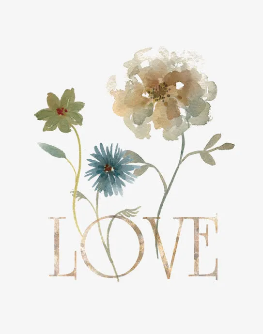 手绘花朵免抠