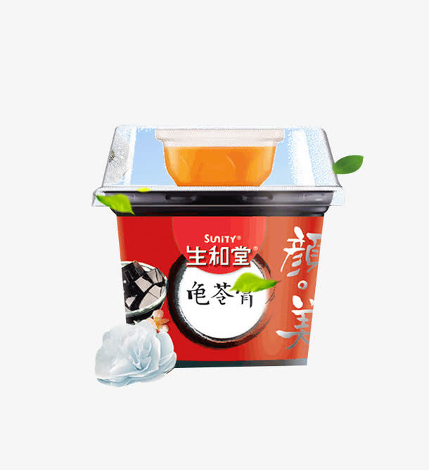 龟苓膏产品包装素材免抠
