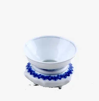 德化白瓷茶漏免抠