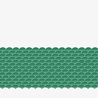 绿色祥云图案免抠