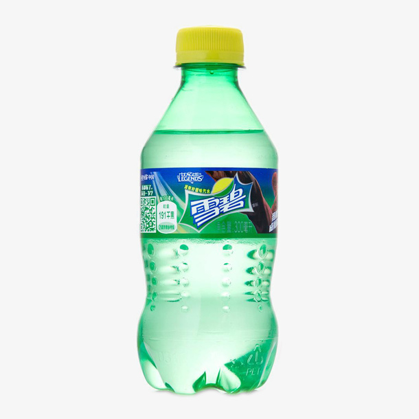 小瓶雪碧300ml免抠