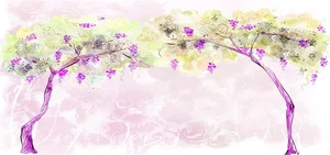 水彩画背景高清
