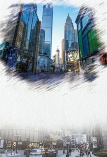 重庆印象重庆旅行海报背景素材高清