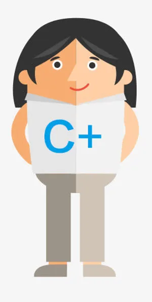 卡通人物c++招聘免抠