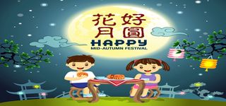 卡通中秋背景高清