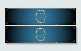 欧式花纹边框banner矢量素材,条幅,花纹,边框,线条,金高清