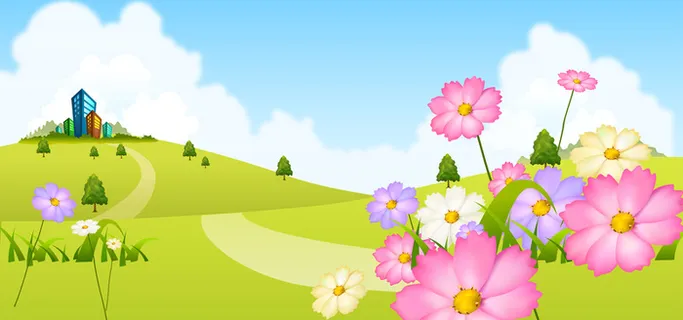 春天风景背景高清