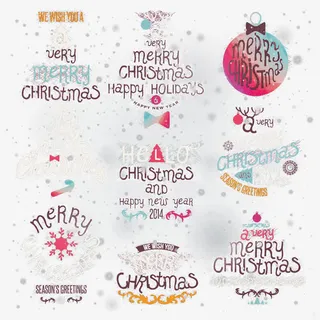 圣诞快乐装饰图标免抠