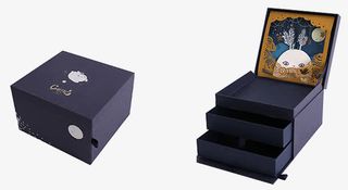 双层抽屉式月饼盒免抠