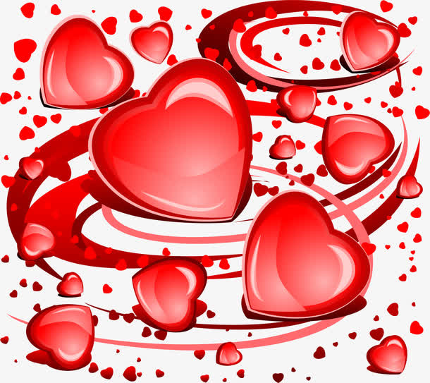 卡通可爱爱心免抠