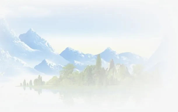 山水插画免抠