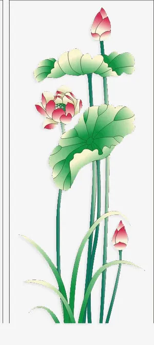 中国风荷花图片免抠