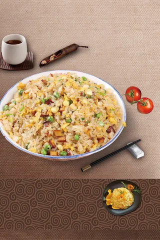 日式炒饭促销广告高清