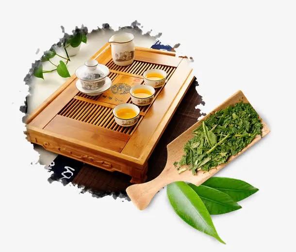 牛蒡茶茶艺图片素材免抠