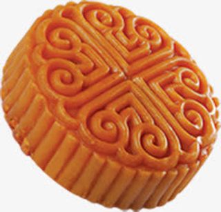 花纹月饼美味中秋免抠