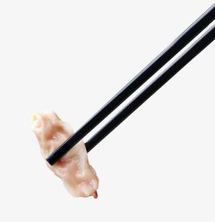 筷子夹饺子免抠