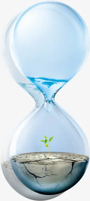 沙漏创意设计免抠