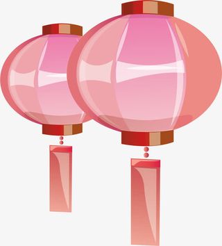 灯笼png矢量素材免抠