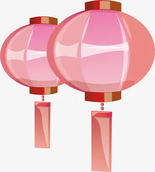 灯笼png矢量素材免抠