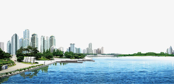 海滨城市免抠
