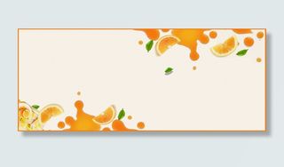 食物黄色矢量水果橙子海报banner高清